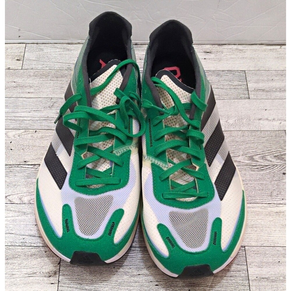 adidas Adizero Boston 11 Men’s Running Shoes Green/White/Black US 13 GW7731